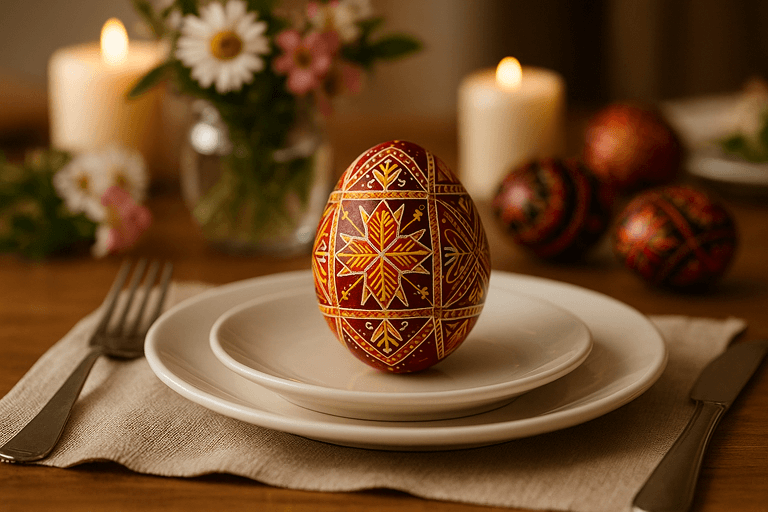 Como Utilizar Pêssanka na Decoração de Mesas Festivas