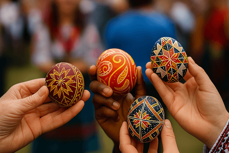 Como a Pêssanka é Celebrada em Diferentes Países do Mundo