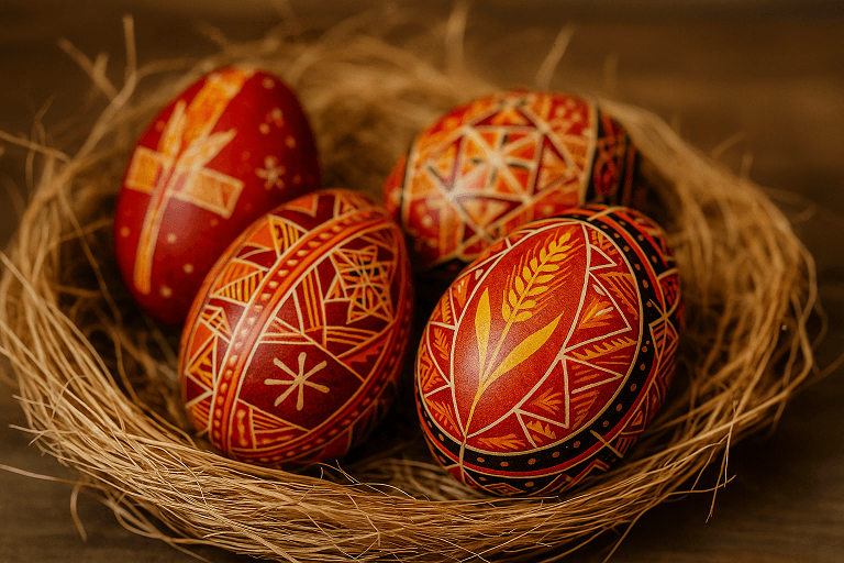 Ideias de Pêssanka para a Páscoa Símbolos e Cores Tradicionais