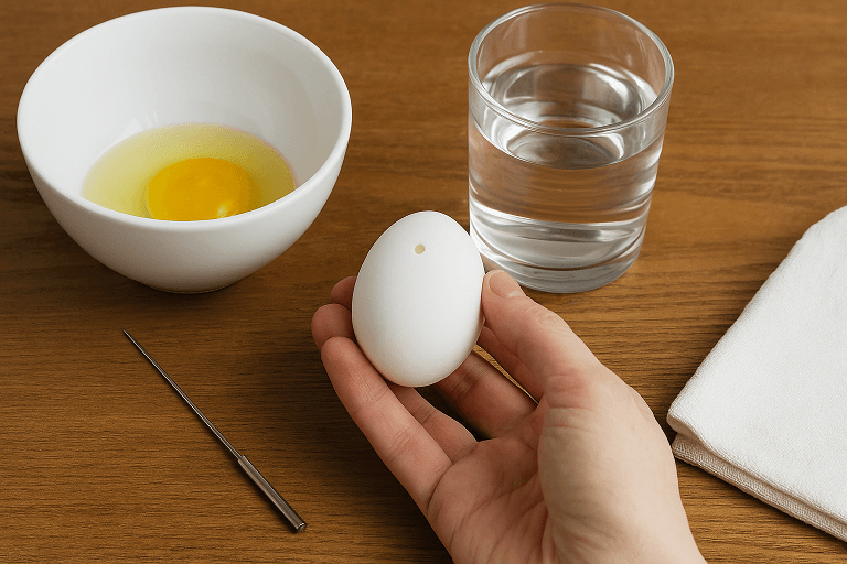 Passo a Passo Como Remover a Gema e Clarear o Ovo para Fazer Pêssanka