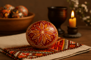 Segredos da Tradição Ucraniana na Pintura de Pêssanka